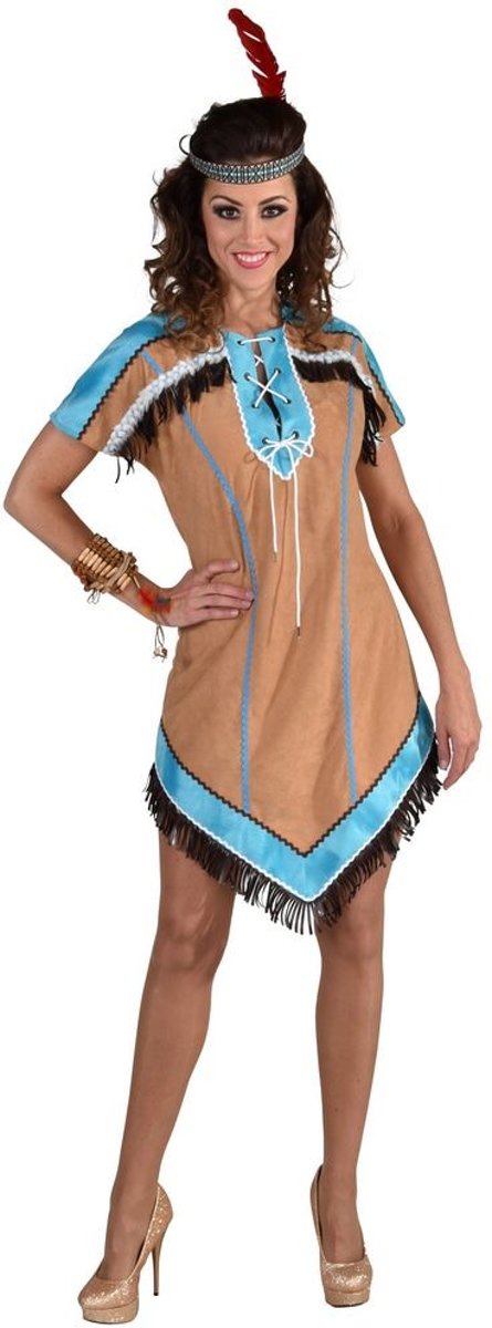 Indiaan Kostuum | Apache Indiaan New Mexico | Vrouw | Extra Small | Carnaval kostuum | Verkleedkleding